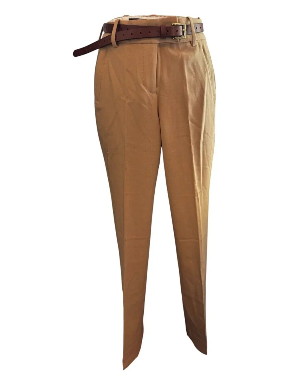 J.Crew Campbell Trousers Camel Tan 00 Zipper Pockets